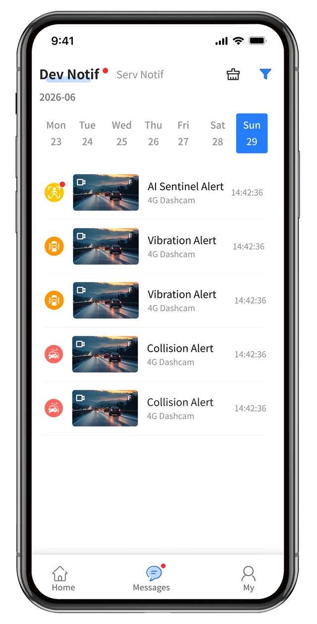 AIDOVID app event alerts