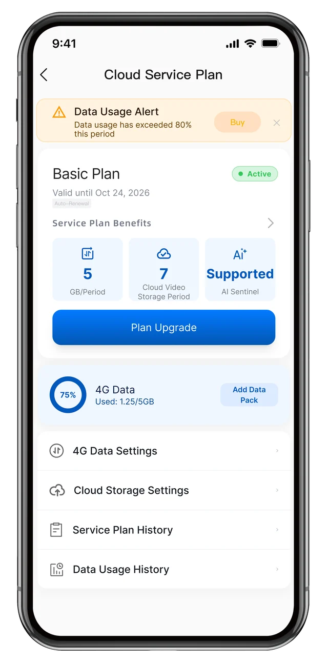 AIDOVID app service plan management