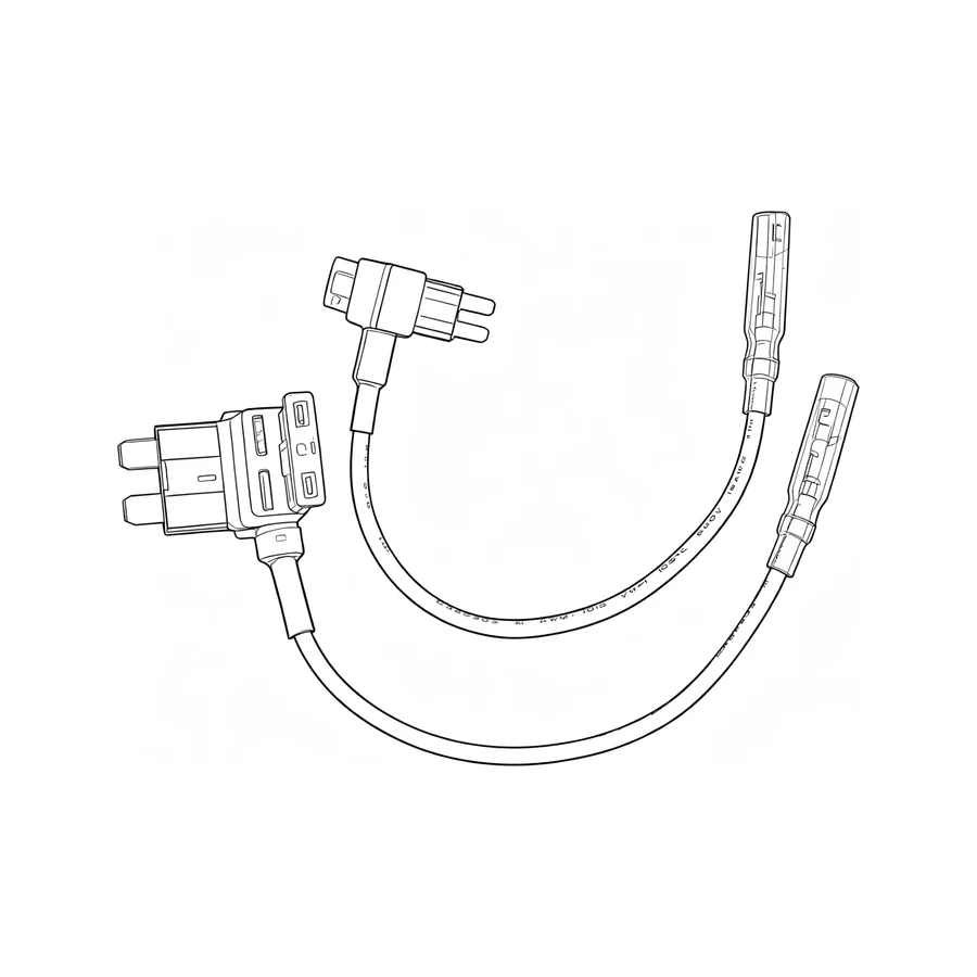 Fuse tap line drawing