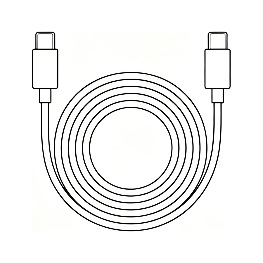 Rear camera cable line drawing