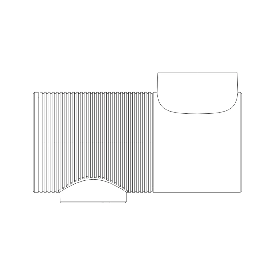 Rear camera line drawing